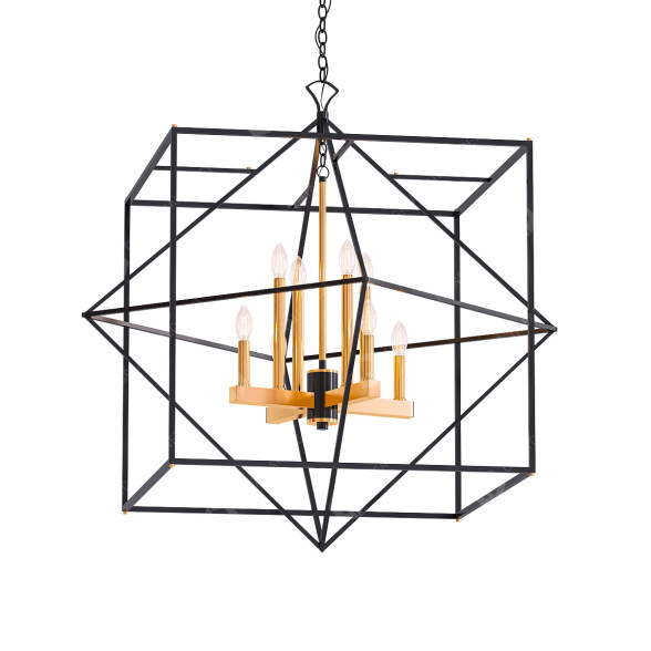 Lámpara de araña Artcraft Roxton Modelo 3D