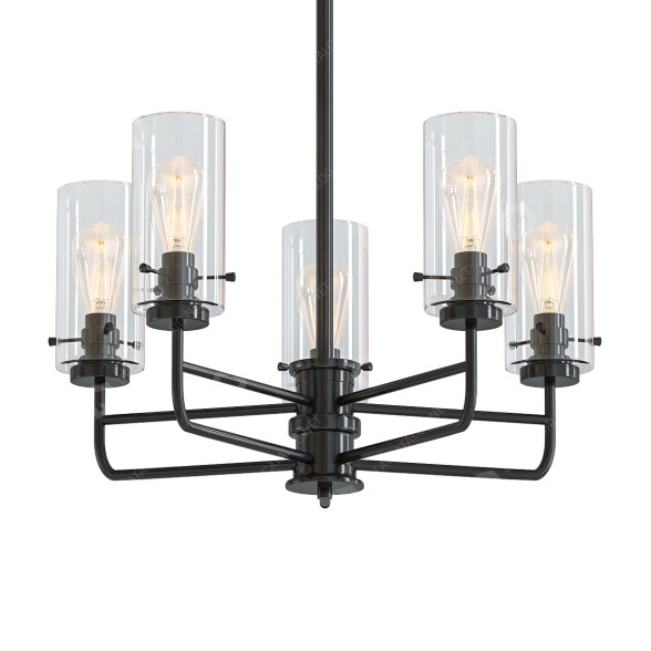Chandelier Madison by Canarm 3D model