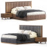 Bed and Bedside Tables Berke Mobilya Boxwood - Secretive 3d design