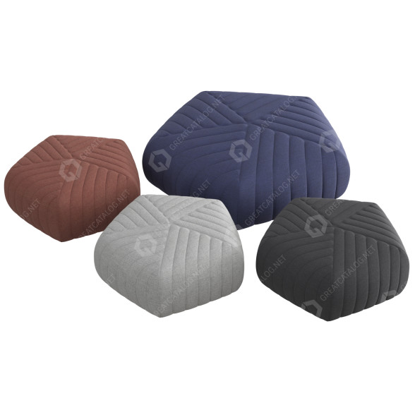 Пуфы Muuto Five 3D модель