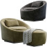 Крiсло та пуф Minotti Capri Base - ED-MONTE