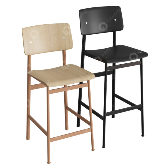 Барні стільці Muuto Loft 3D модель