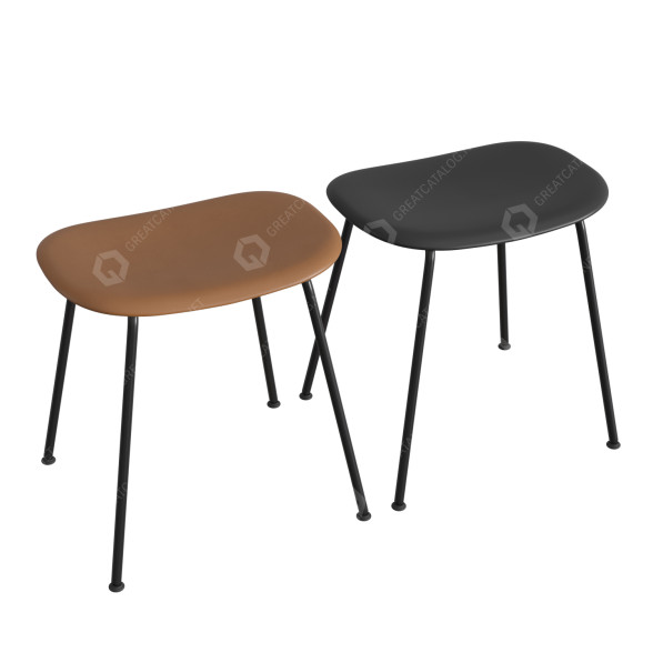 Табурет Muuto Fiber Tube Base 3D модель