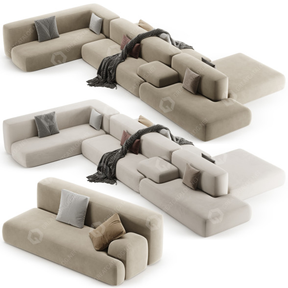 Canapé Lema Cloud modèle 3D