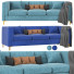 Sofa Kely Modern Velvet - AnimixStudio