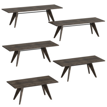 Vitra S.A.M. Bois 3D модель