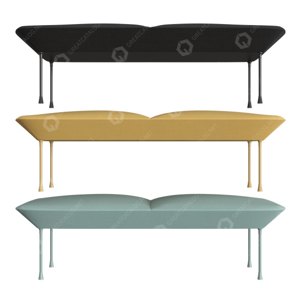 Банкетка Muuto Oslo 3D модель