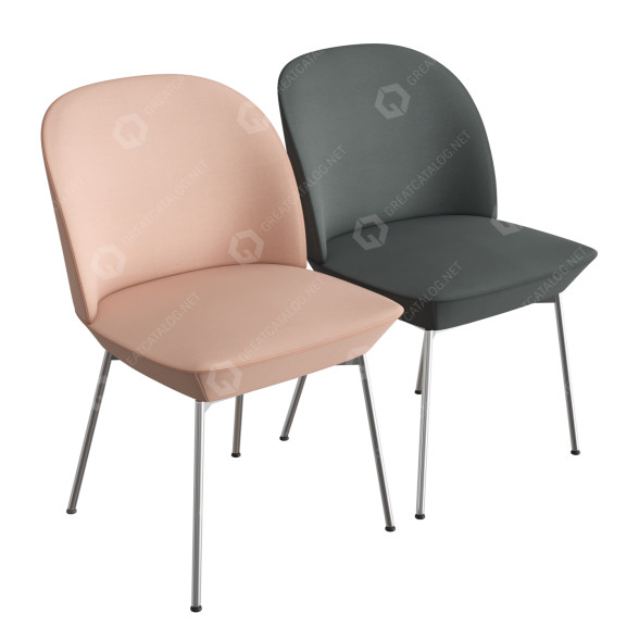Стілець Muuto Oslo 3D модель