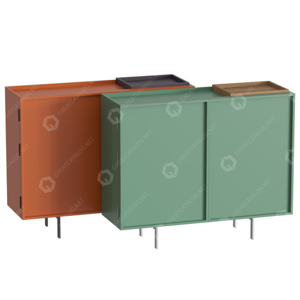 Сервант Cappellini Lochness 3D модель