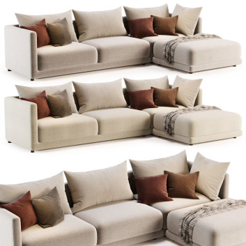 Canapé  West Elm Melbourne Modèle 3D