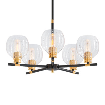 Żyrandol 5 Lights Wagon Wheel Model 3D