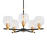 Chandelier 5 Lights Wagon Wheel - SH.X