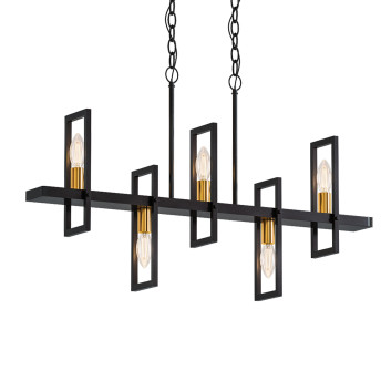 Hängeleuchte Dasiyah 5 - Light Black Kitchen Island by Gracie Oaks 3D-Modell