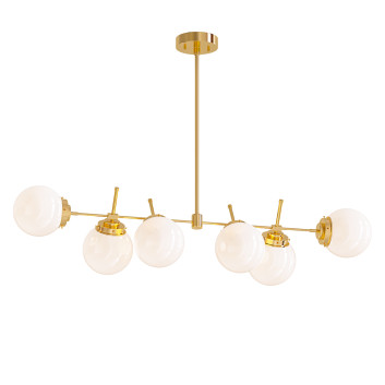 Pendant Lamp Illuminate Vintage Austin White Globes