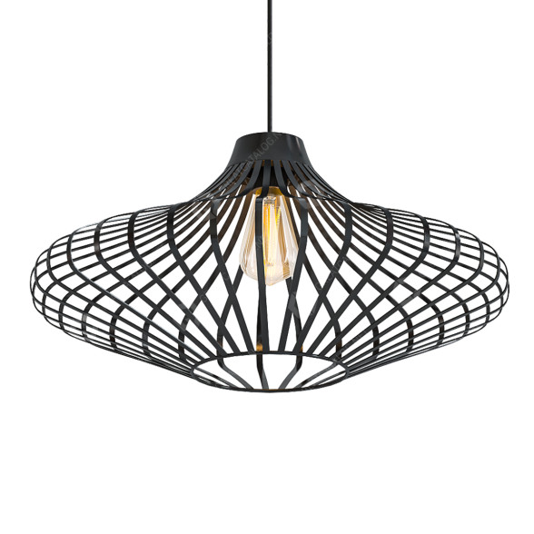 Lámpara colgante Luxor Home Decor & Lighting Elaine Industrial Edison Hanging Modelo 3D