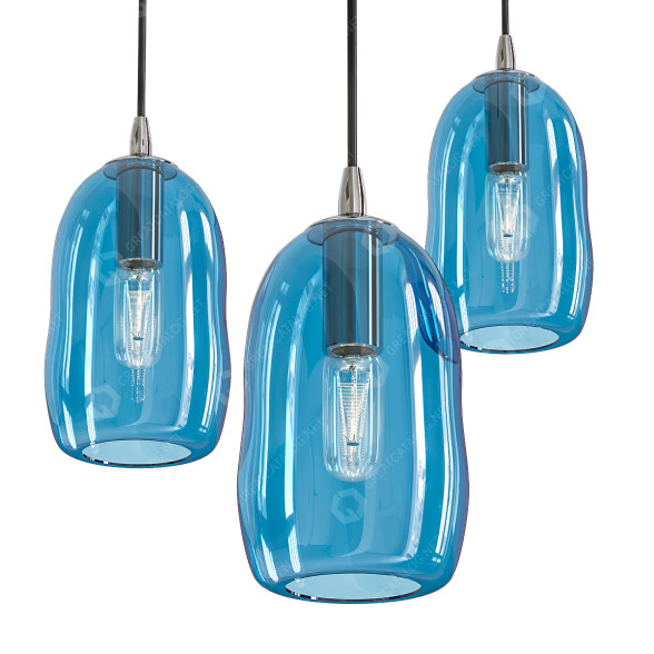Lámpara colgante Blue Modern Modelo 3D