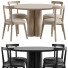 Table and Chairs Maiden Home The Reade and Allen - Said9726