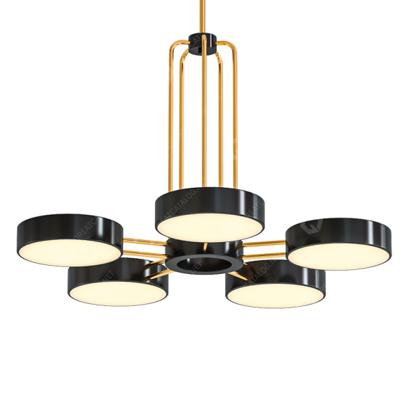 Люстра Studio Van den Akker The Five Light Abbott 3D модель