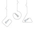 Pendant Lamps DecorAmo Twisted Wire Shapes - SH.X