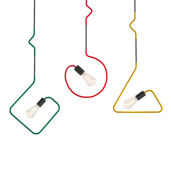 Lampes suspendues DecorAmo Twisted Wire Shapes