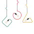 Pendant Lamps DecorAmo Twisted Wire Shapes - SH.X