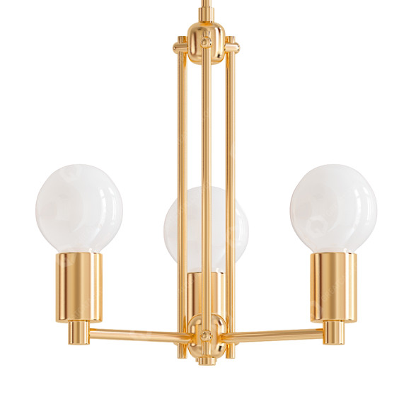 Chandelier Peared Creation Art Deco 3D model