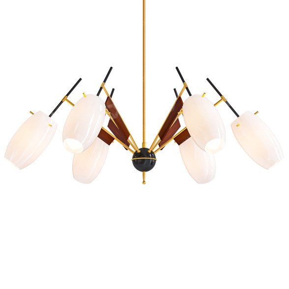 Żyrandol Stilnovo Style model 3D