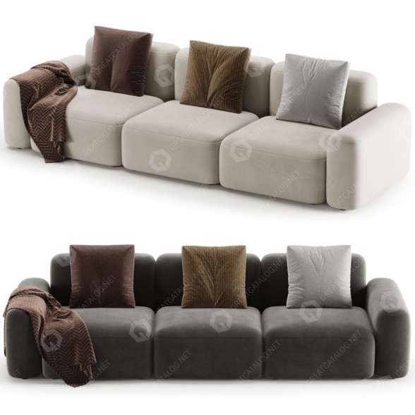 Sofa Sarah Ellison Muse 3D-Modell