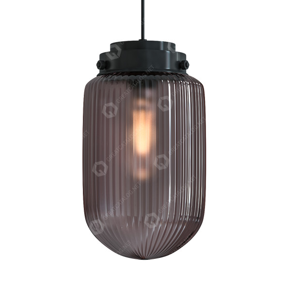 Lámpara colgante Lumeers Verre Oval Modelo 3D