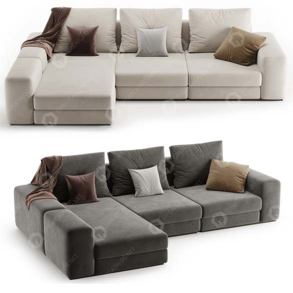 Sofá Eichholtz Vista Grande Lounge Modelo 3D