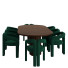 Table and Chairs Gubi Moon - hikmatovadildora99-37458