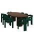 Table and Chairs Gubi Moon - hikmatovadildora99-37458