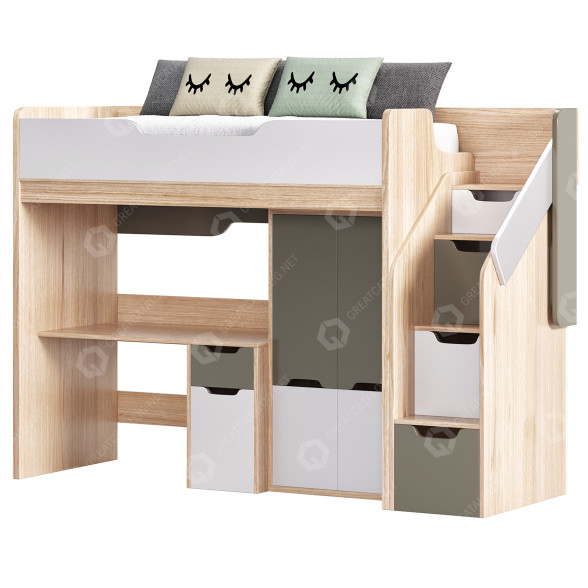 Дитяча кімната Loft Rich 3D модель