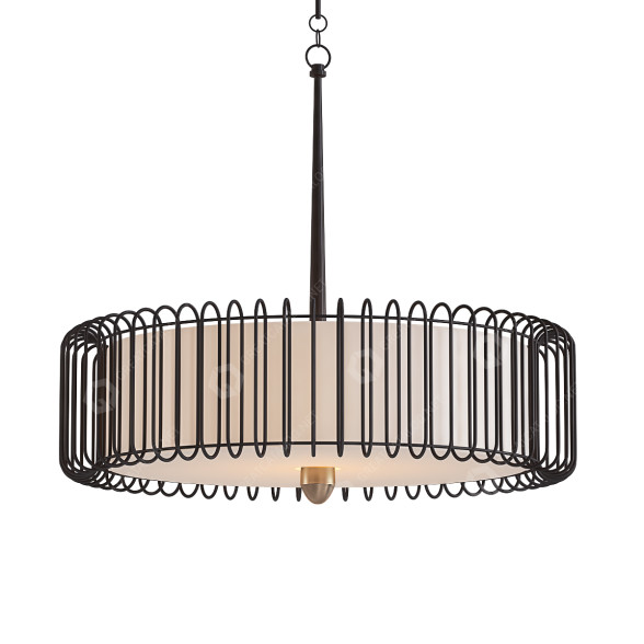 Lustre Currey and Company Wickwire modèle 3D