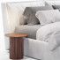 Bett und Nachttischchen Natuzzi Fenice - Theorema