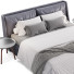 Bett und Nachttischchen Natuzzi Fenice - Theorema