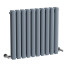 Radiadores Milano Aruba Anthracite Horizontal Designer Choice of Height Width - Leo.Render