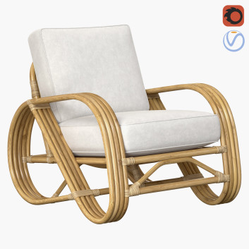 Крісло Lincoln Brooks Pretzel Rattan