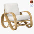 Sillón Lincoln Brooks Pretzel Rattan - artpolka