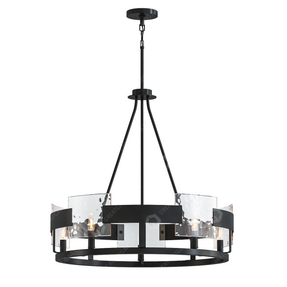 Chandelier Quoizel Stratum Royal Ebony 3D model