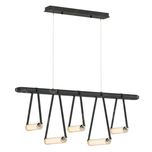 Lampa wisząca Hubbardton Forge York Linear 5 model 3D