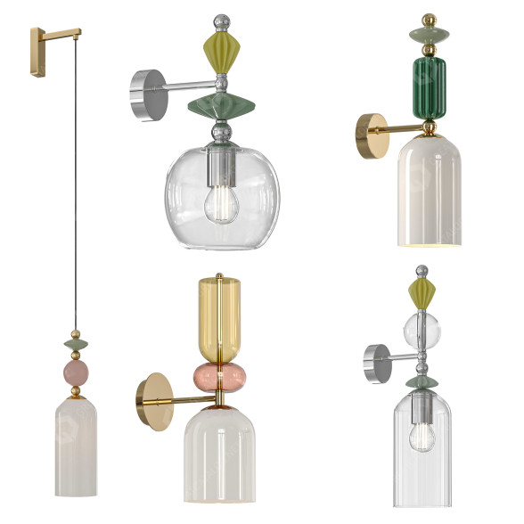 Бра Bizet Collection by Odeon Light 3D модель