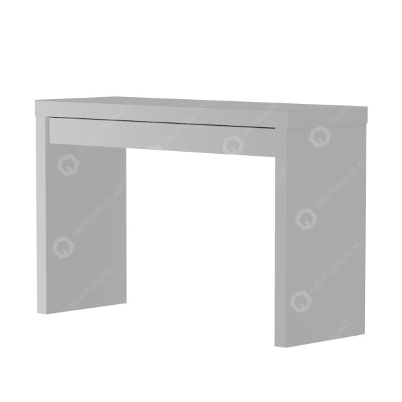 Console Table IKEA Malm 3D model GreatCatalog 33776
