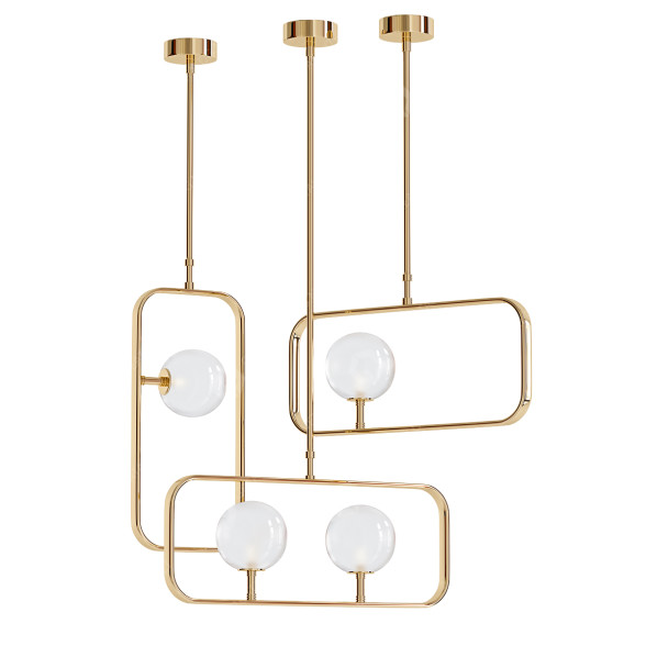 Lustre Mezzo Collection Parker modèle 3D
