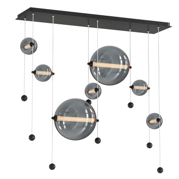 Hängeleuchte Hubbardton Forge Abacus 7-Light Double Linear LED