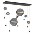 Lampa wisząca Hubbardton Forge Abacus 7-Light Double Linear LED - SH.X