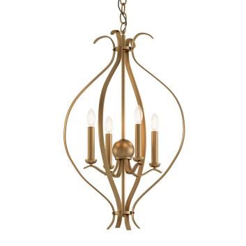 Люстра Evelyn Natural Brass