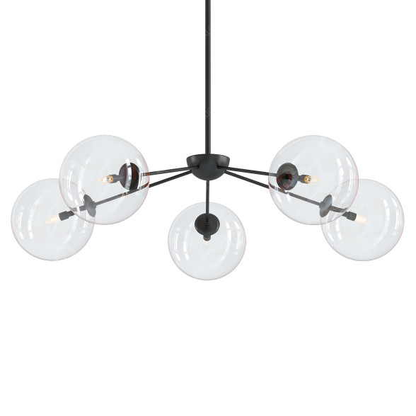 Lámpara de araña Madrid - Soft Black by LD Shoppe Modelo 3D