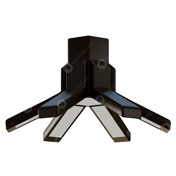 Lámpara Artemest Aster Medium Black Modelo 3D