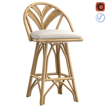 Барний стілець Lincoln Brooks Tropicool Rattan